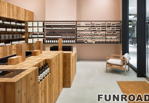 High end makeup furniture design for cosmetic shop