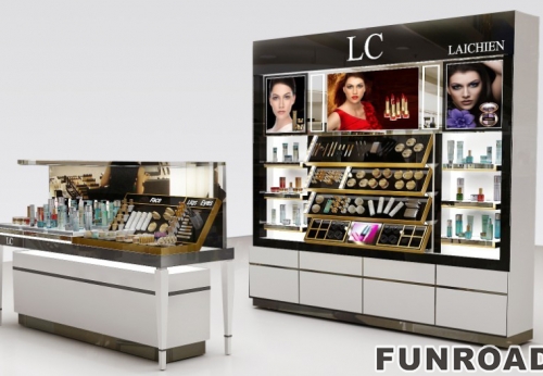 ​Wall-mounted Cosmetic Showcase for Beauty Shop Decor