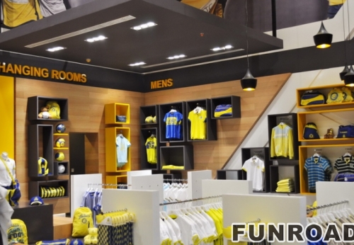 Retail Wooden Clothing Showcase for Clothes Shop Furniture