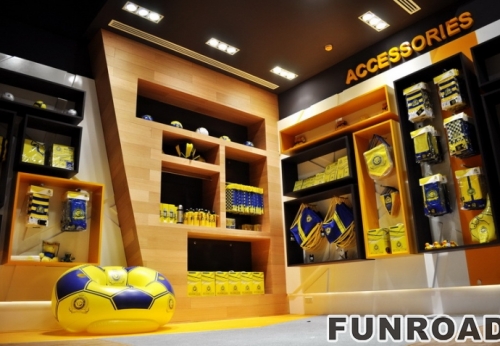 Retail Wooden Clothing Showcase for Clothes Shop Furniture