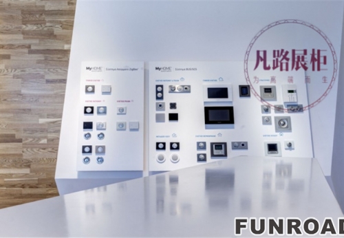 Funroad display cabinet factory professional, custom electronic digital display cabinet