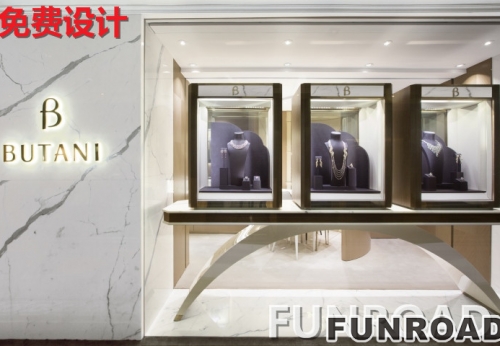Funroad display cabinet factory specializes in the production of jewelry display cabinet, customized version