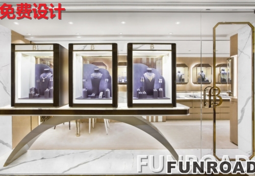 Funroad display cabinet factory specializes in the production of jewelry display cabinet, customized version