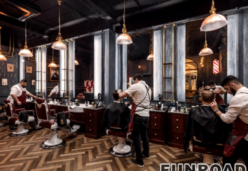 custom high quality modern hair store display furniture