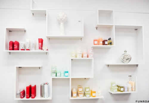 Retail Hair Salon Display Cabinet for Beauty Store Design