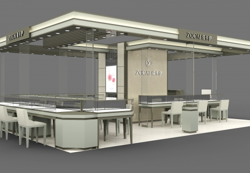 ​Modern Design Jewelry Display Showcase for Brand Store