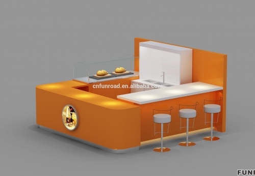 custom sweet corn ice cream shop food kiosk supplier