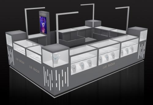 Luxury Jewelry Display Cabinet for Shopping Mall 