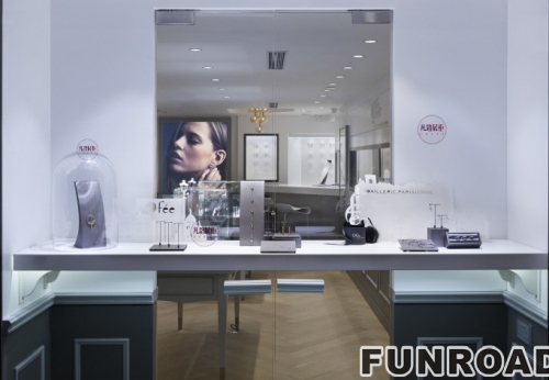 Gray Tone Display Showcase for Jewelry Store Furniture