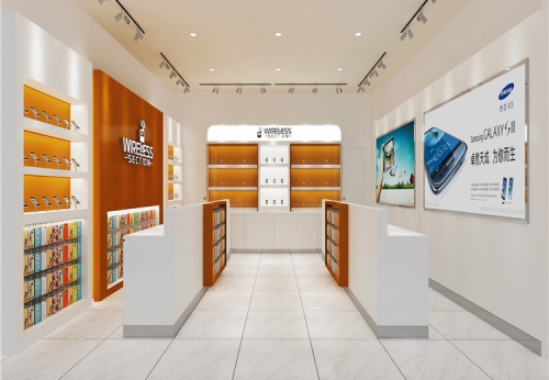 Retail Mobile Phone Display Showcase for Phone Store Design