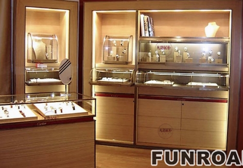 New Style Display Showcase for Jewelry Store Design