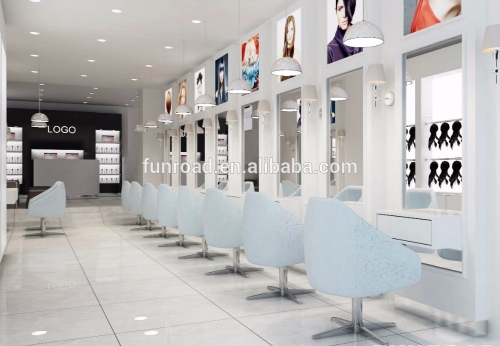 For Beauty Store Decor Hair Salon Display Cabinet