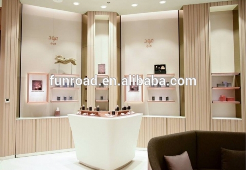 New Style Bright Cosmetic Showcase Counter for Perfume Display