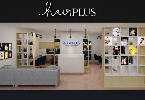 Stylish Hair Salon Display Cabinet for Beauty Store Design
