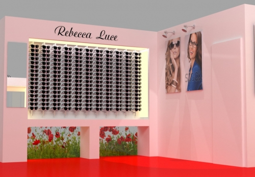 3D Design Optical Sunglass Display Showcase for Shoping Mall Decor