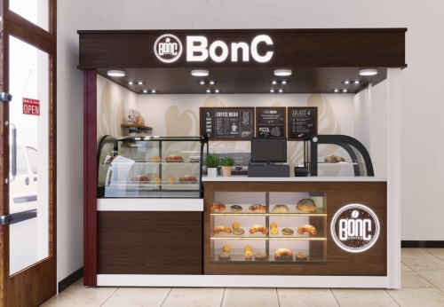 Customize elegant cafe kiosk coffee kiosk food kiosk for shopping mall