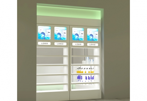 Pharmacy store furniture with pharmacy display rack