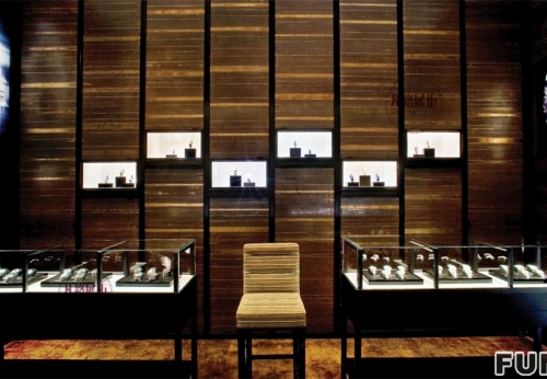 Chanel watch store display cabinet case renderings