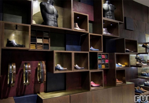 High-end atmospheric shoe store display cabinet case renderings