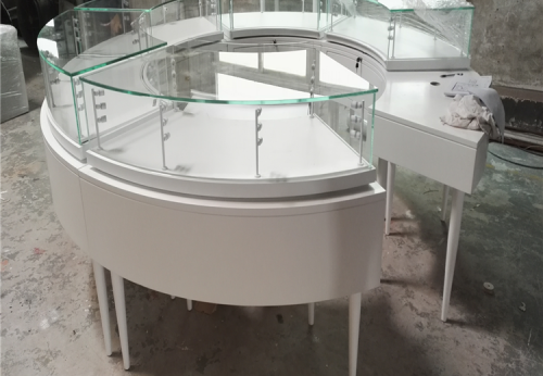 Round Jewelry Display Cabinet for Brand Store Design