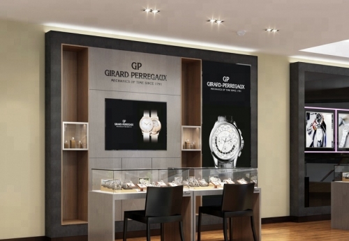   High-end Wooden Watch Shop Showcase Interior Design