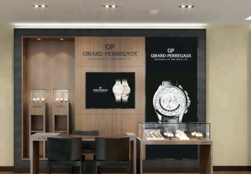   High-end Wooden Watch Shop Showcase Interior Design