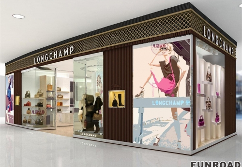 High-end clothing bag shop display cabinet case renderings