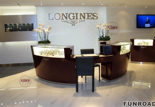 Longines watch display case case renderings