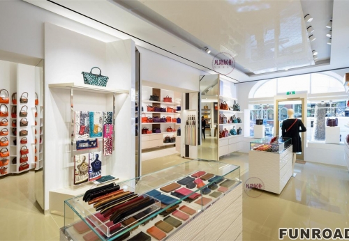 Clothing bag shop display cabinet case renderings