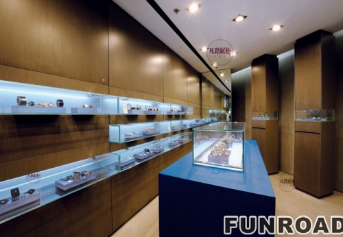 CK watch store display cabinet case renderings