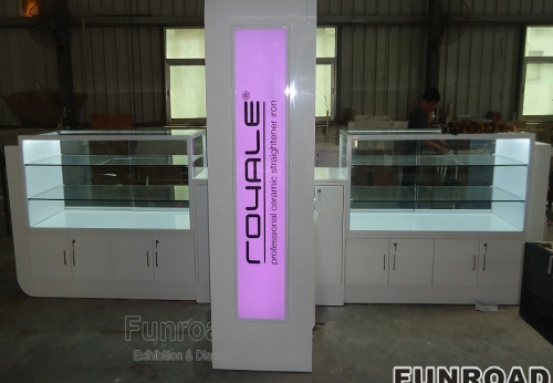 Modern Style Hair Salon Kiosk for Barber Service