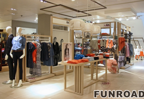 Luxury Customized Clothing Display Showcase for Shop Decoration
