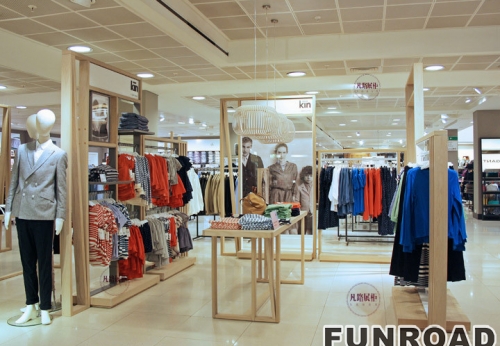 Luxury Customized Clothing Display Showcase for Shop Decoration