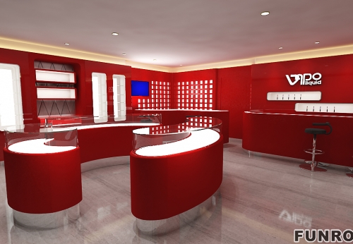 electronic cigarette showcase cigarette electronic display vape cigar & electronic shop