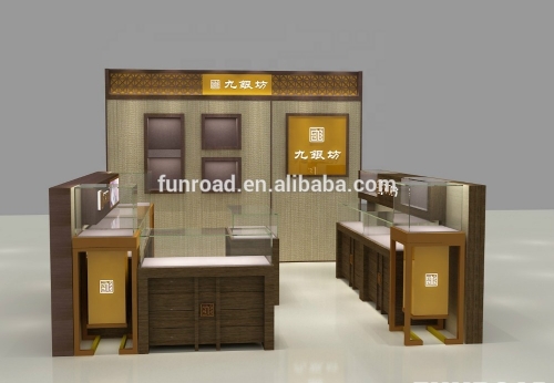 Wholesale luxury jewelry display kiosks for mall