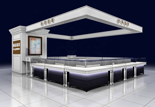 Luxury Retail Jewelry Kiosk In Mall 