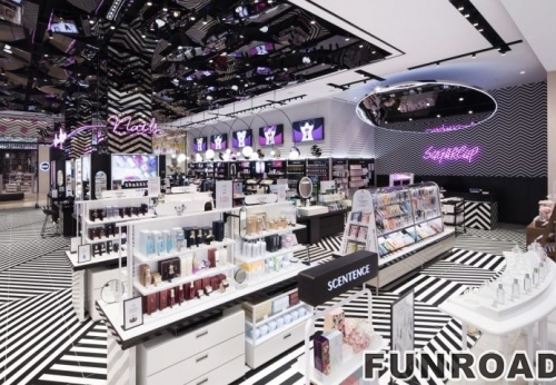 Wholesale Cosmetic Display Showcase for Beauty Shop Decoration | Funroadisplay