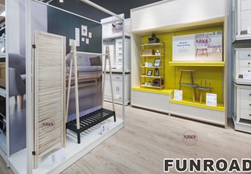 Wooden Display Showcase for Shopping Mall Decoration