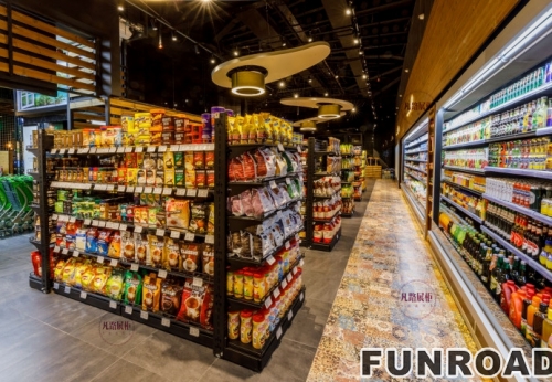 Retail Display Showcase for Supermarket Shop Decoration
