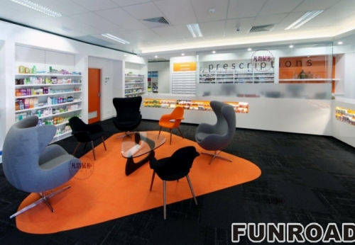 Customized Drug Store Showcase for Pharmacy Shop Decoration