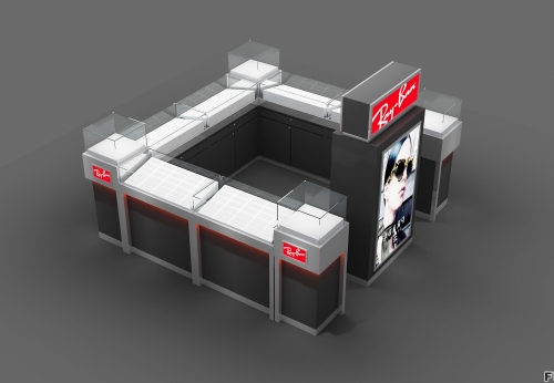 FR-SG-02 custom glasses kiosk for sunglass retail shop decorations