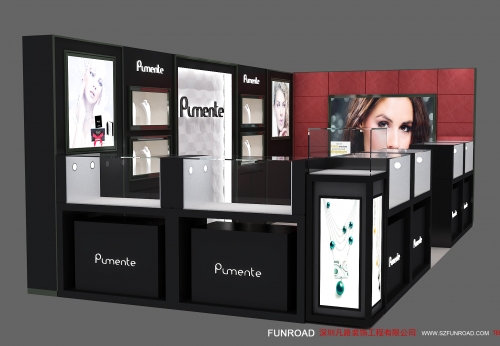 Shopping mall jewelry kiosk watch kiosk design