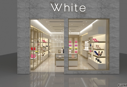 Modern Shop Retail Shoe Store Interior Equipment Design for Bag and Shoe