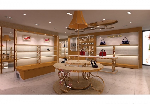 Beauty Display Cabinet Retail Store Interior Design Clothing Shoes