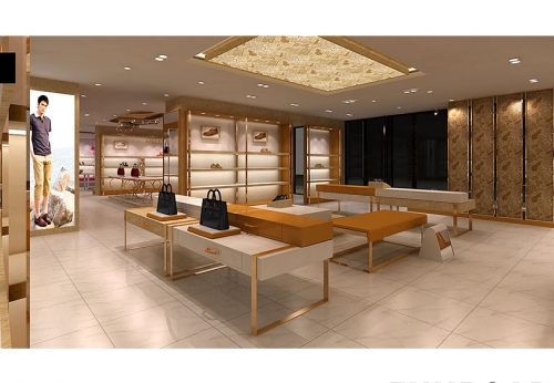Beauty Display Cabinet Retail Store Interior Design Clothing Shoes Display Showcase for Sale