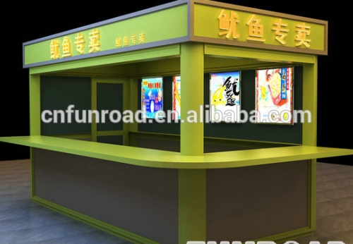 Customized Mall Barbecue Kiosk of Fast Food Kiosk Counter Design