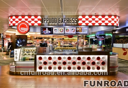 New Shopping Mall Food Kiosk Design Indoor Food Kiosk for Sale 