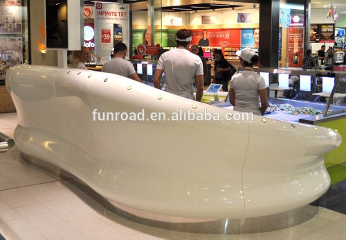 Retail Customized Interior Design Food Counter Bar and Cabinet