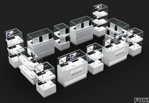 Custom Mall Kiosk For Watch display