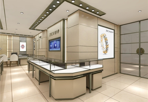 High Quality Jewelry Showcase For Modern Jewelry Shop Decoration